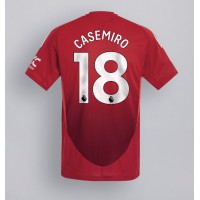 Manchester United Casemiro #18 Domáci futbalový dres 2024-25 Krátky Rukáv